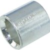 Butt connector, uninsulated, 0.1-0.5 mm², silver, 5 mm, 1492850000