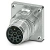 Złącze wielostykowe przemysłowe 9-pinowe M17 Montaż przedni Wtyczka Phoenix Contact
