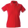 AOSTA LADY RED POLO M/CORTA