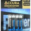 4 x bateria alkaliczna Accura LR03/AAA