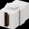 70812 Keystone modul HDMI-A-socket / socket, white