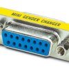 Adapter D-sub z typu D-Sub z 15 stykami na rodzaj Żeński z rodzaju Żeński na typ D-Sub z 15 stykami