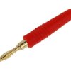 Wtyk banan 2mm czerwony Amass 25.205.1