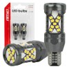 Żarówki LED W16W T15 CANBUS 12/24 V, 45 diod SMD 2016, światło białe, 2 szt. - AMiO 04992