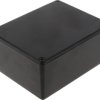 Aluminum die cast enclosure, (L x W x H) 119 x 94 x 56 mm, black (RAL 9005), IP54, 1590CBK