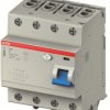 RCCB, Typ A, 4-biegunowy, 40A, 30mA, ABB, F404 SISSLINE TP 400V ac