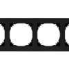 Santra Ramka Poczwórna Czarny 4174-09
