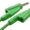 KAB54.72 Przewód pomiarowy 2xbanan z gniazdem - zielony