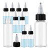 10x Butelka 50ml z Aplikatorem Twist Top Cap Zakręcana do Aplikacji Płynów