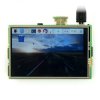 Ekran dotykowy rezystancyjny LCD TFT 3,5'' 480x320px dla Raspberry Pi 3B+/3B/2B