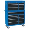Draper 17764 40" Combined Roller Cabinet and Tool Chest (19 Drawer)