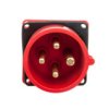 Wtyczka Tablicowa 16A 4P 400V Czerwona Ip44 614-6F3