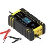Prostownik 12V/24V 8A/4A LCD Do akum. Ładowarka automat. żółta