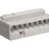 Szybkozłączka MIKRO 8x 0,6-0,8mm2 jasnoszara 243-308 /opak.50szt./