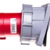 Wtyczka Tablicowa Skośna 63A 5P 400V Czerwona Ip67 Power Twist 735-6