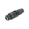 Binder 99-0975-100-03 Male 3-4mm 3 Pin Cable Mount Bayonet with Solder Terminal