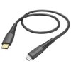 Hama 201602 Charging Cable USB 2.0 Lightning USB-C Black 1.50 m