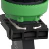 Signal light, 120 VAC, illuminable, waistband round, orange, front ring light gray, mounting Ø 30.5 mm, XB5FVG5C0
