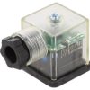 Złącze zaworowe wtyk format A 18mm żeńskie PIN 3 110V IP65 7000-29085-0000000