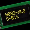 EA W082-XLG Display OLED, 2x8, 58x32mm, yellow