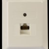 1-622.41.5.01 Western-Uni connection socket, single, surface-mounted