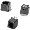 Socket, RJ11/RJ12/RJ14/RJ25, 6 pole, 6P6C, solder connection, SMD, 634106149621