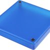 Obudowa uniwersalna Hammond Electronics, ABS, niebieski (przezroczysty), (D x S x W) 80 x 80 x 15 mm, 1 szt.