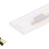 Pin header, 9 pole, pitch 2 mm, straight, black, SLY9SMD0409GBSM