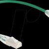 80363 Patch cable Cat.6a U/FTP Slim 0.3 m green