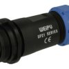 Gniazdo; SP2111C/S15II-1N; 15 torów; lutowany; 0,75mm2; 7-12mm; SP21; na przewód; IP68; 5A; 500V; Weipu; RoHS; SP2111/S15II-1N