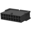 Plug housing, 16 pole, pitch 3 mm, straight, black, 1-794616-6