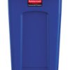 Pojemnik na odpady Slim Jim 61L, kolor: Niebieski, materiał: Plastikowy, Rubbermaid Commercial Products