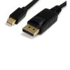 StarTech MDP2DPMM10 3m Mini DisplayPort to DisplayPort 1.2 Cable M/M Black