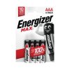 OUTLET 4 x bateria alkaliczna Energizer MAX LR03/AAA (blister)