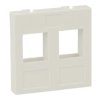Adapter / Panel czołowy; Keystone; 7032-2; natynkowy; biały; RoHS