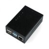 Obudowa do Raspberry Pi 4B - aluminiowa z wentylatorem - czarna - LT-4B01-F