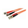 StarTech FIBLCST1 1m Multimode 62.5/125 Duplex Fibre Patch Cable LC - ST