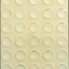 Transparent self-adhesive rubber bumper pads, 100 pieces, Ø 8 mm