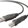 Belkin Kabel USB USB 2.0 Złącze męskie USB-A, Złącze męskie USB-B 3.00 m szary F3U133b10