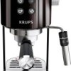 Krups EspressoVirtuoso+ XP444G Ekspres do espresso czarny z dyszą spieniającą mleko