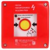 Ręczny przycisk przeciwpożarowego wyłącznika prądu PWP1 (1NO) z certyfikatem CNBOP - 2LED zielony/czerwony 230V
