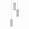 Lampa wisząca potrójna CALLY kolor złoty, zintegrowany LED 24W 2700-6000K - MD3147-3A-3GT Zuma Line