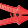 WAKRORE32K09 Alligator clamp, 11 kV 32 A, red K-09