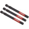 Sealey AK8264 Hex 6mm Impact Power Tool Bits 75mm - 3pc