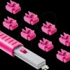NL03PKPK Port lock, RJ45, 10 pieces, with key, pink