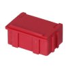 Skrzynka z przegródkami l. przedziałów: 1 szerokość: 42.4mm wysokość: 21mm głębokość: 29.4mm SB Czerwony