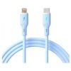 Akyga AK-USB-72 USB cable USB-C® plug, Apple Lightning plug 1 m Blue