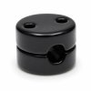 Uchwyt kabla ceramiczny czarny 28×18 mm na 1 przewód - Ceramic Classic Loft