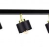Spot nowoczesny 3xE27 SIMPLY BLACK/GOLD