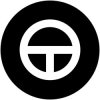 Button plate, round, symbol tap, for pushbutton, 218177